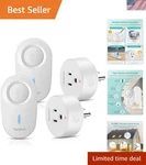 Programmable Wireless Remote Outlet Plug 2-PACK, 500FT Range, Safe & Efficient. Fixed Price $88.99.