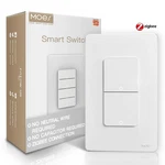 Moes Zigbee Smart Switches 2 Gang No Neutral Wire Require Hub Dou.... Fixed Price $28.59.