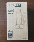 Ultrapro Add-on Switch Z-wave Zigbee In-wall White 39350 Quickfit Not Standalone. Fixed Price $16.99.
