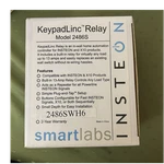 Smartlabs Keypadlinc Relay 2486S In-wall Switch INSTEON/X10 White. Fixed Price $30.00.