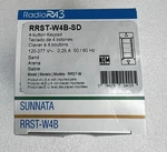 New Lutron RRST-W4B-SD RADIORA3 Sunnata 4-BUTTON Keypad. Fixed Price $289.99.