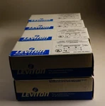 8 Leviton 1461-LHC Single Pole, Grounding Switches 15A 120V Clear, Nos. Fixed Price $15.99.
