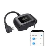Eightree Outdoor Smart Plug Waterproof IP44, Outlet With 2 Independen. Fixed Price $39.05.