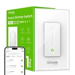 Ghome Smart Dimmer Switch Single Pole 2.4GHZ Wi-fi Light Compatible With. Fixed Price $38.99.