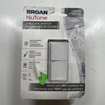 Broan Nutone P2RW White Control Rocker Light Switch & Ventilation Fan New. Fixed Price $16.99.