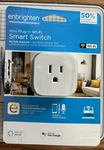 Enbrighten Smart Mini Wi-fi Plug Outlet Switch White (51511). Fixed Price $14.50.