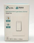 Tp-link Kasa Smart Wifi Light Switch Dimmer HS220 Single Pole White New Open Box. Fixed Price $17.95.