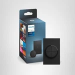 Philips Hue Wall Tap Dial Light Switch, Portable, Black - 1 Pack. Fixed Price $45.00.