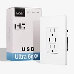 Moes Wall Outlet Usb PD3.0 Fast Charging Electrical Receptacle 65W 15/20 Amp. Fixed Price $71.99.