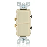 Leviton 5634-I 15 Amp, 120/277 Volt, Decora Single-pole, Ac Combination Switch,. Fixed Price $20.99.