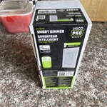 Jasco Pro Series In-wall Smart Dimmer Switch Z-wave Plus Decorator White 120V. Fixed Price $28.50.