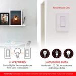 Enbrighten Zigbee In-wall Smart Switch, Quickfit Simplewire Almond By Jasco. Fixed Price $30.00.