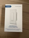 Aqara Smart Wall Switch No Neutral, Single Rocker WS-USC-01. Fixed Price $29.00.